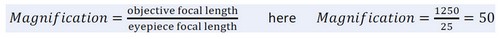 Magnification formula 2