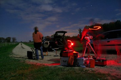 Setting the telescopes